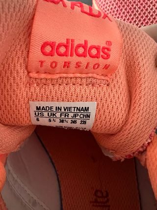 Zapatillas Adidas Torsión Naranja y Rosa
