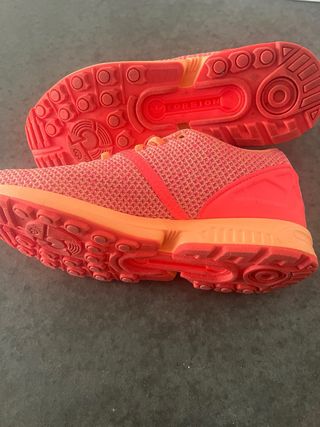 Zapatillas Adidas Torsión Naranja y Rosa