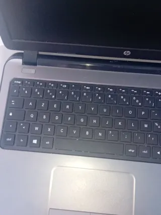 Ordenador portátil HP mesale esta pantalla azul