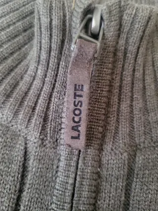 Cárdigan Lacoste Cremallera Verde