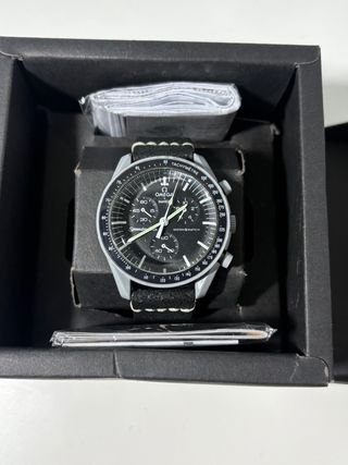 Omega Speedmaster Moonwatch Negro/Plata