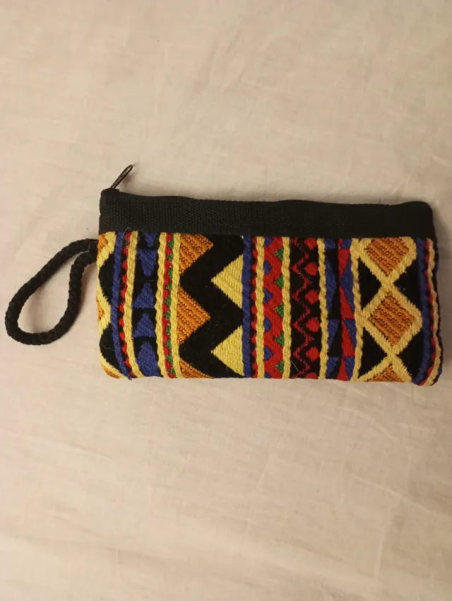 Neceser étnico con asa