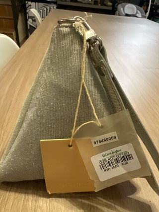 Bolso de fiesta El Corte Inglés plateado