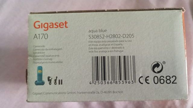 Teléfono fijo inalámbrico Gigaset A170 azul