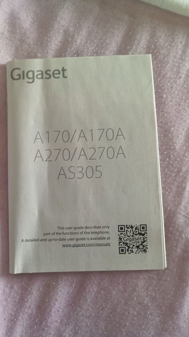 Teléfono fijo inalámbrico Gigaset A170 azul