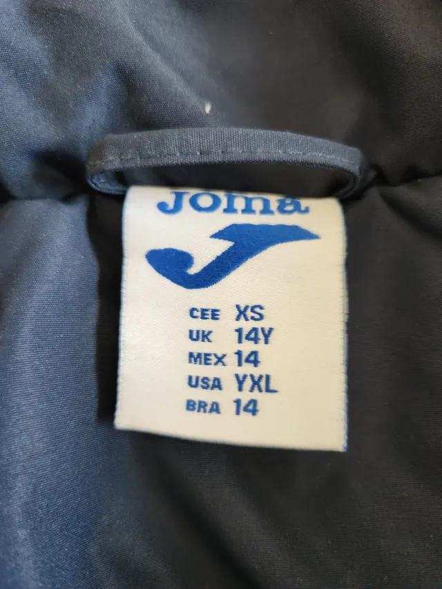 Abrigo Joma equipo fútbol Illescas azul/rojo