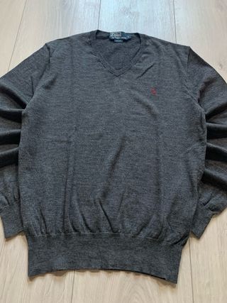 Jersey Polo Ralph Lauren Gris Oscuro 