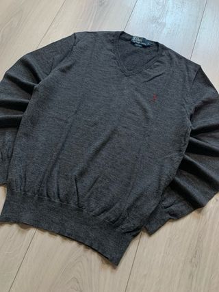 Jersey Polo Ralph Lauren Gris Oscuro 