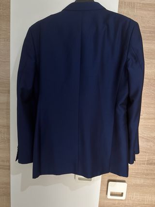 Traje de chaqueta azul