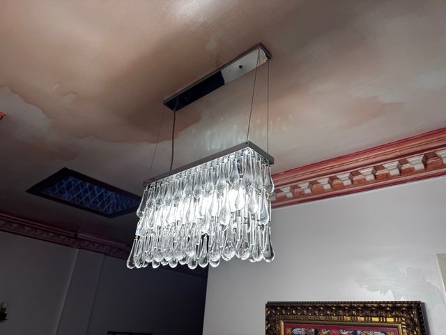 Bellissima lampada Crystal Teardrop 