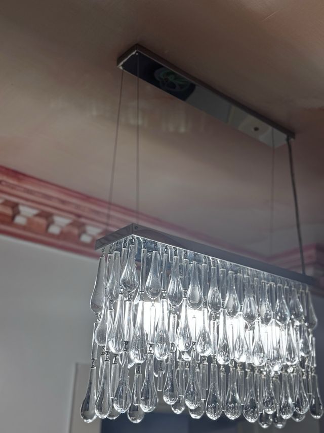 Bellissima lampada Crystal Teardrop 