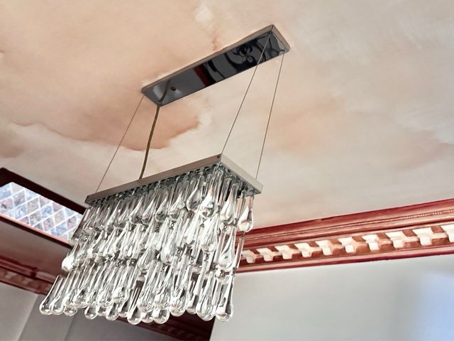 Bellissima lampada Crystal Teardrop 