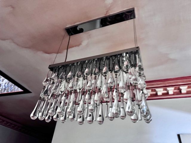 Bellissima lampada Crystal Teardrop 