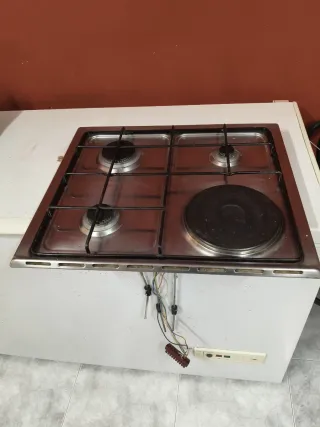 Encimera Gas y Eléctrica Zanussi