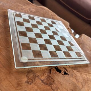 Scacchiera in vetro