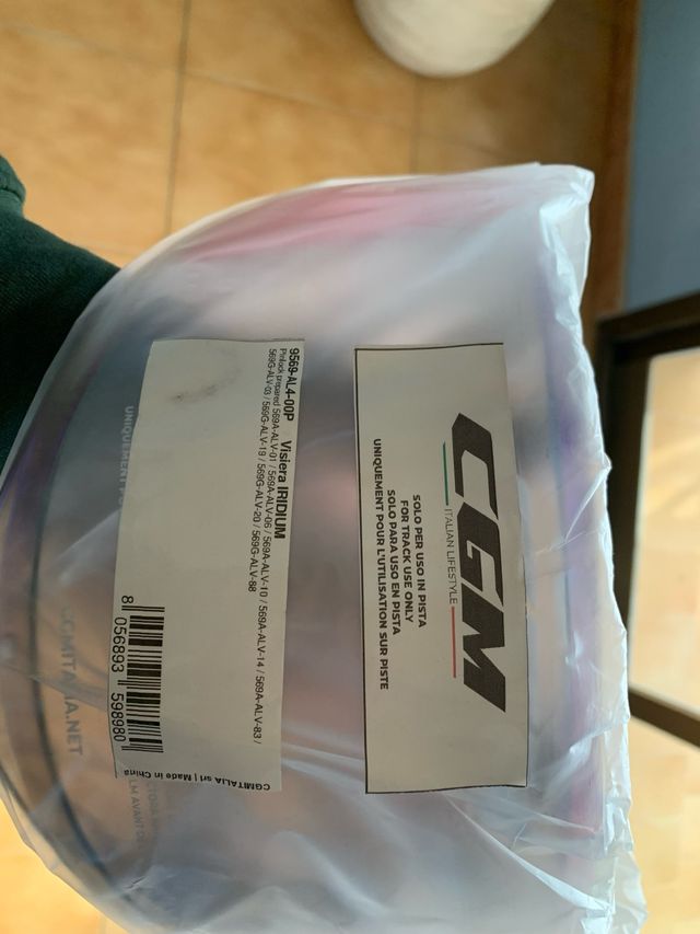 Visera CGM IRIDIUM para casco