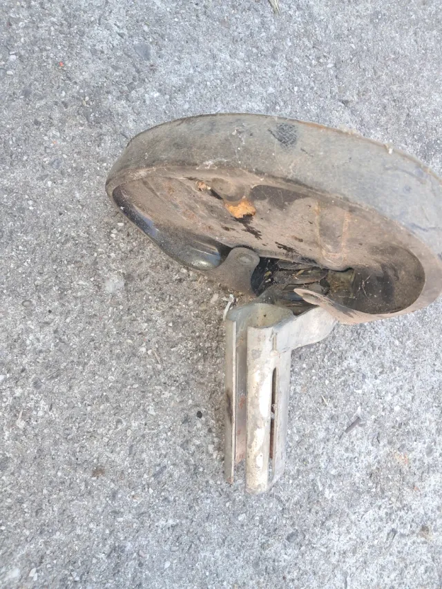 Carcasa Vespino GL azul asiento y guardabarros