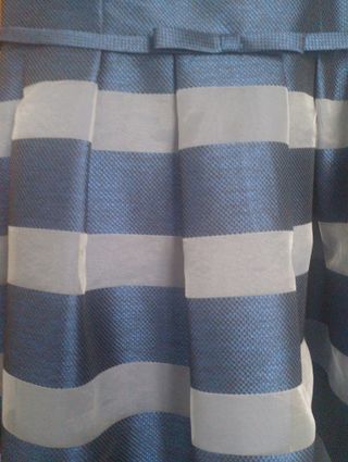 Vestido azul y gris con rayas SIN ESTRENAR 