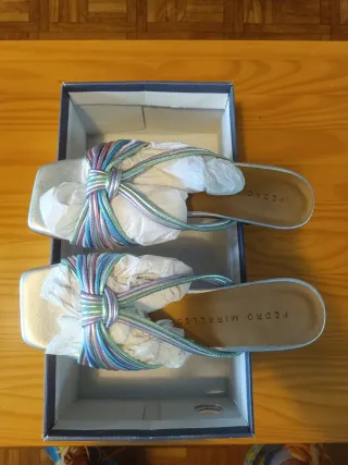 Sandalias Pedro Miralles Multicolor Talla 37
