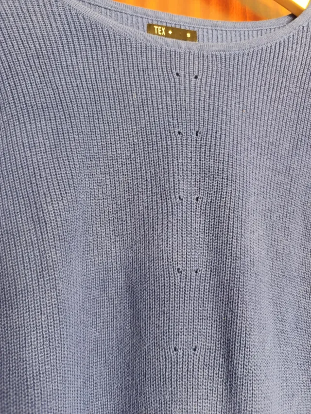 Jersey punto azul TEX talla M