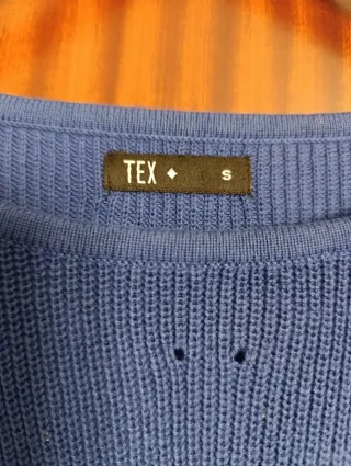 Jersey punto azul TEX talla M