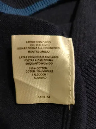 Jersey Gant Azul Talla L