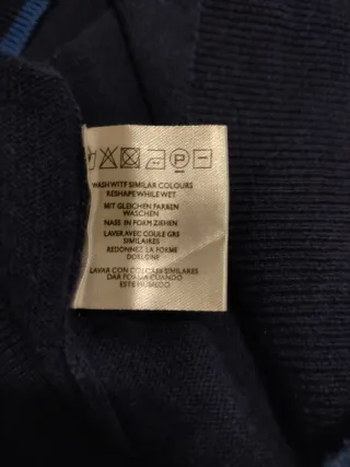 Jersey Gant Azul Talla L
