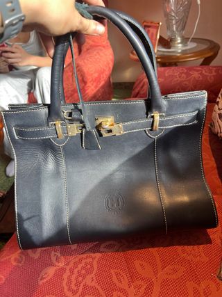 Bolso Hermes Negro Piel