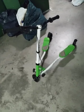 Patinete infantil 3 ruedas verde