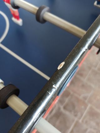 Mesa de billar y futbolín infantil