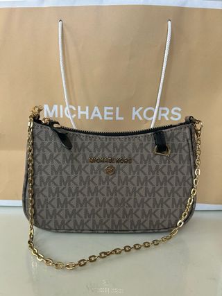 Bolso Michael Kors Marrón y Dorado