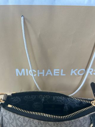Bolso Michael Kors Marrón y Dorado