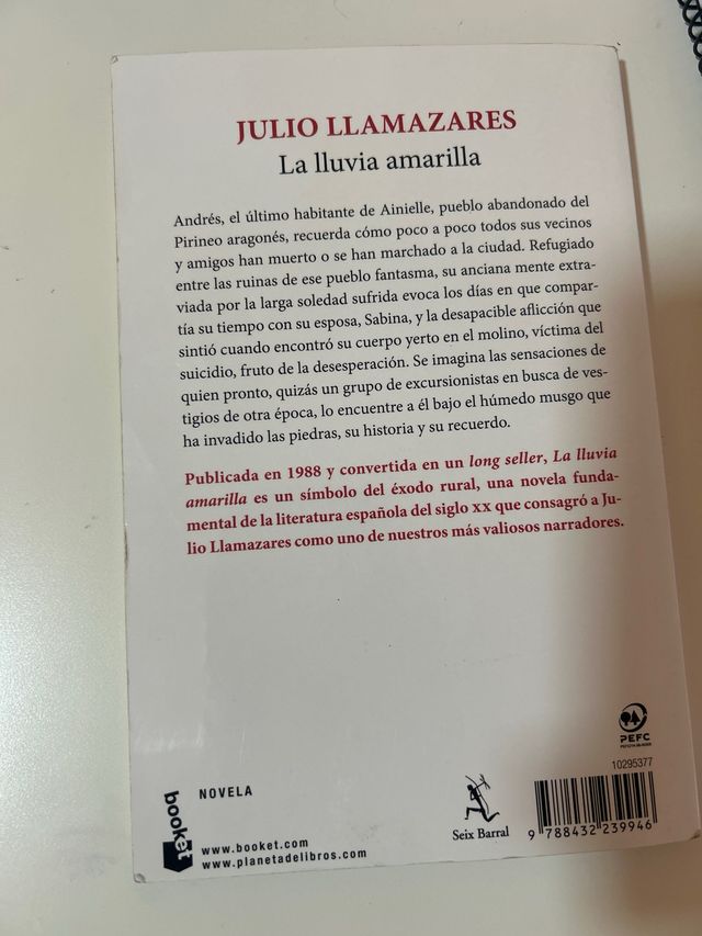 La lluvia amarilla