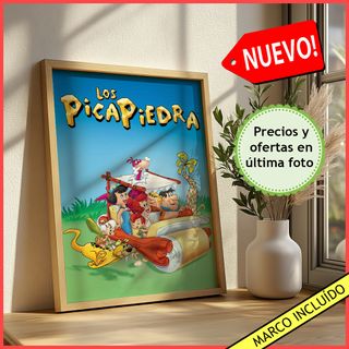 Cuadro Los Picapiedra Poster Hanna Barbera