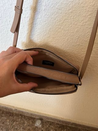 Bolso marrón con 3 compartimentos – Pull&Bear