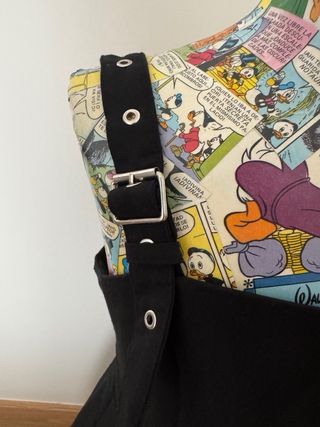 Vestido negro Bershka con tirantes