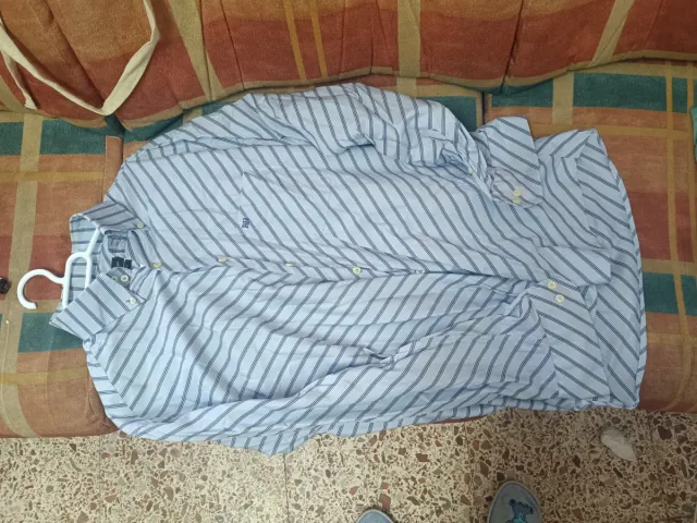 Camisa Pedro del Hierro Rayas Azul/Gris