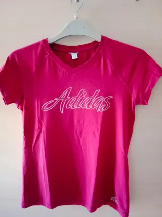 Camiseta Adidas Vintage Rosa