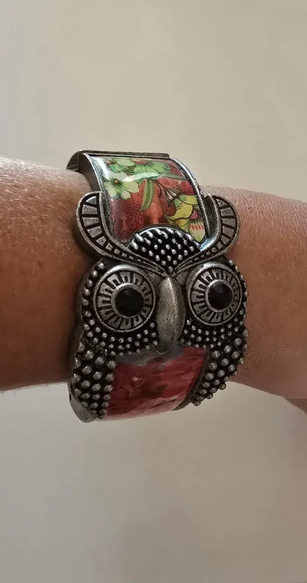 Pulsera brazalete Búho Vintage Desigual Multicolor