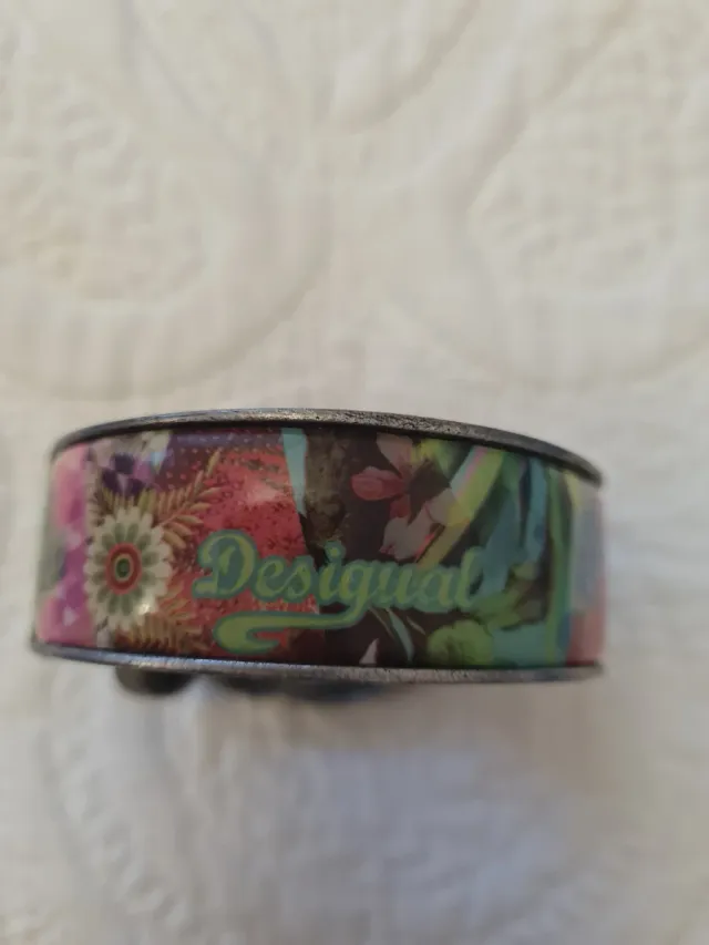 Pulsera brazalete Búho Vintage Desigual Multicolor