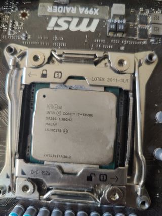 Placa Base MSI X99A Raider + CPU i7-5820K