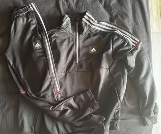 Chándal Adidas Gris y Azul (€100 los 3)