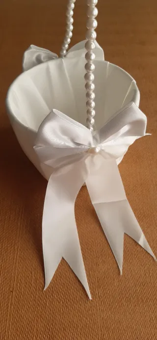 Cesta de flores boda