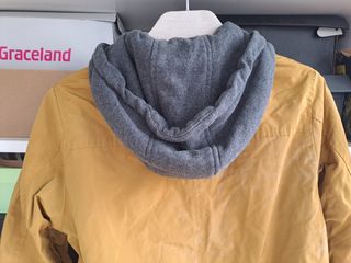 Chaqueta bomber Pull&Bear amarilla/mostaza y gris