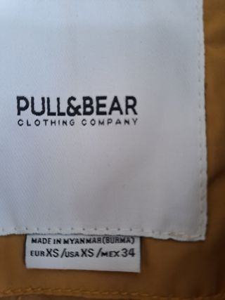 Chaqueta bomber Pull&Bear amarilla/mostaza y gris
