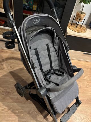 Carrito de paseo Twistshake gris