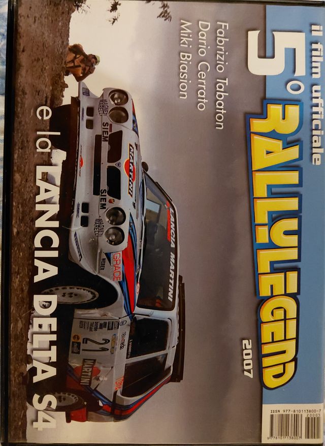 DVD Rallye 5° Rallylegend 2007 Lancia Delta S4