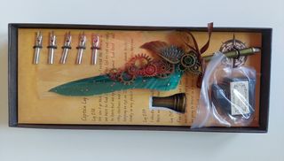 Set de Plumas de Caligrafía Steampunk