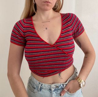 Camiseta Pull and Bear Rayas Talla S
