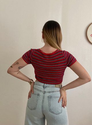 Camiseta Pull and Bear Rayas Talla S